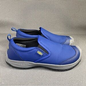 KEEN Speed Hound Slip-On Boys Shoes Size 5 Blue Black Sneakers